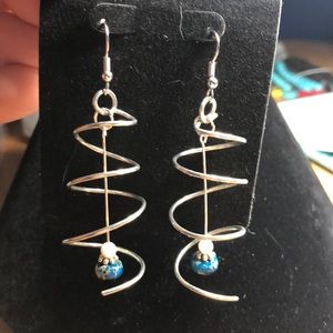 Spiral Drop Earrings